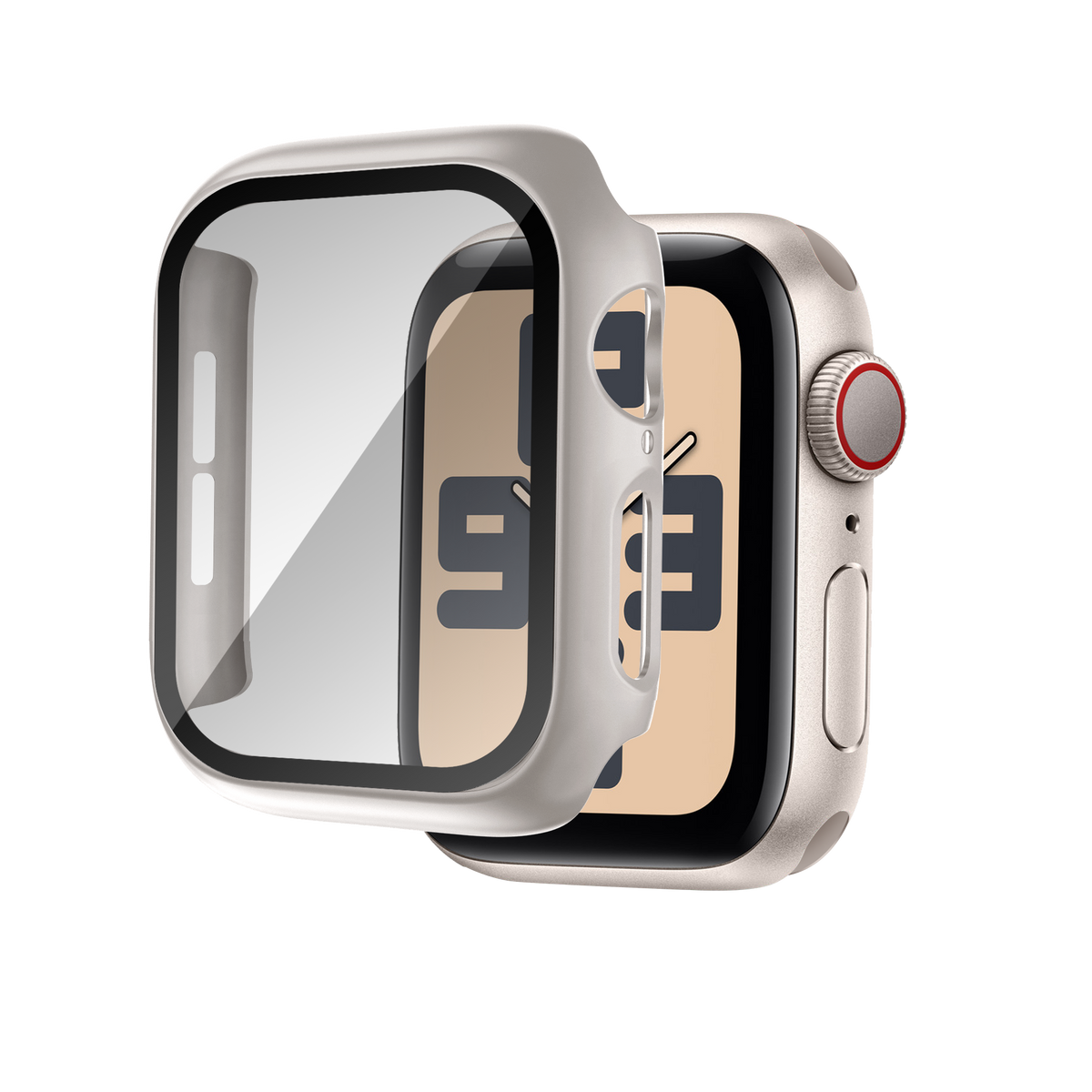 Bandz Apple Watch 10 - 46mm PC Case with Glass (Titanium)