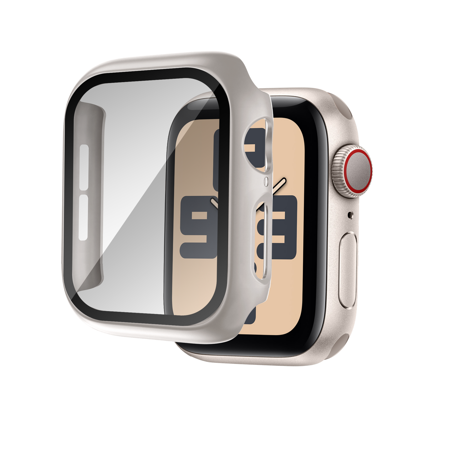 Bandz Apple Watch 10 - 46mm PC Case with Glass (Titanium)