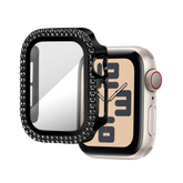 Bandz Apple Watch 10 - 42mm Diamond Case with Glass (Black)
