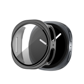 Bandz Samsung Galaxy Watch 8 - 44mm PC Cover with Glass (Titanium Grey)