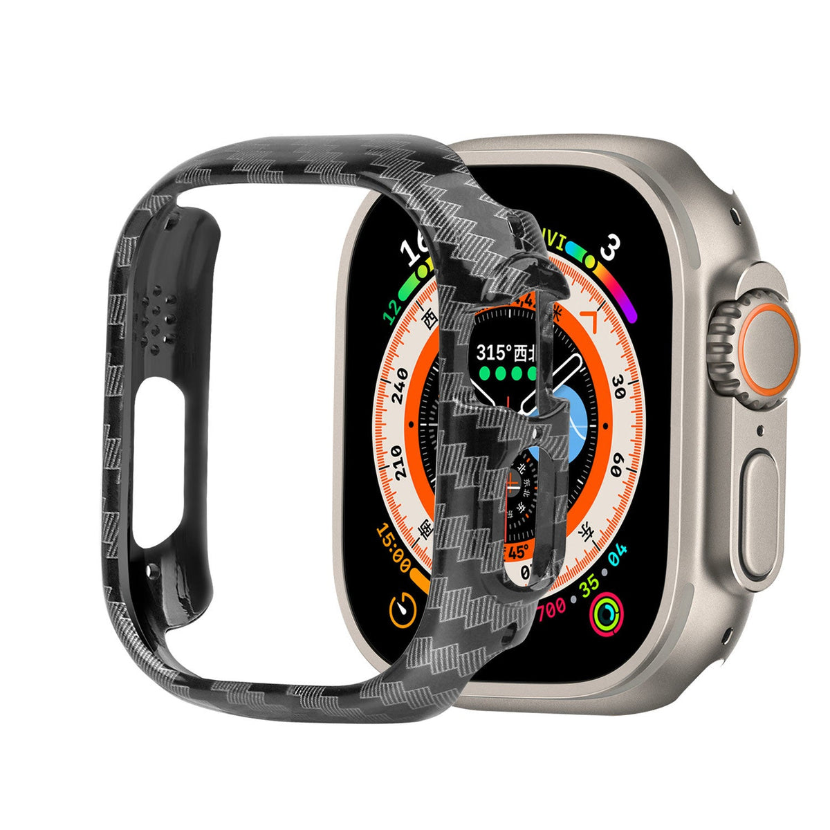 Apple Watch Ultra PC Hard Case 49mm (Caron Fibre)