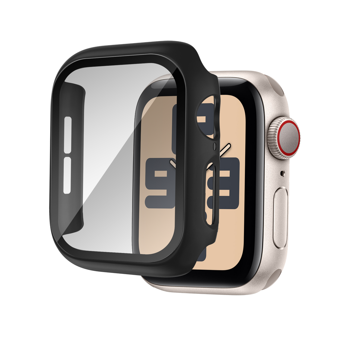 Bandz Apple Watch 10 - 46mm PC Case with Glass (Black)