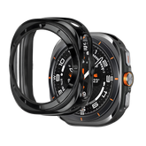 Bandz Samsung Galaxy Watch Ultra Galvanized TPU Case  (Black)
