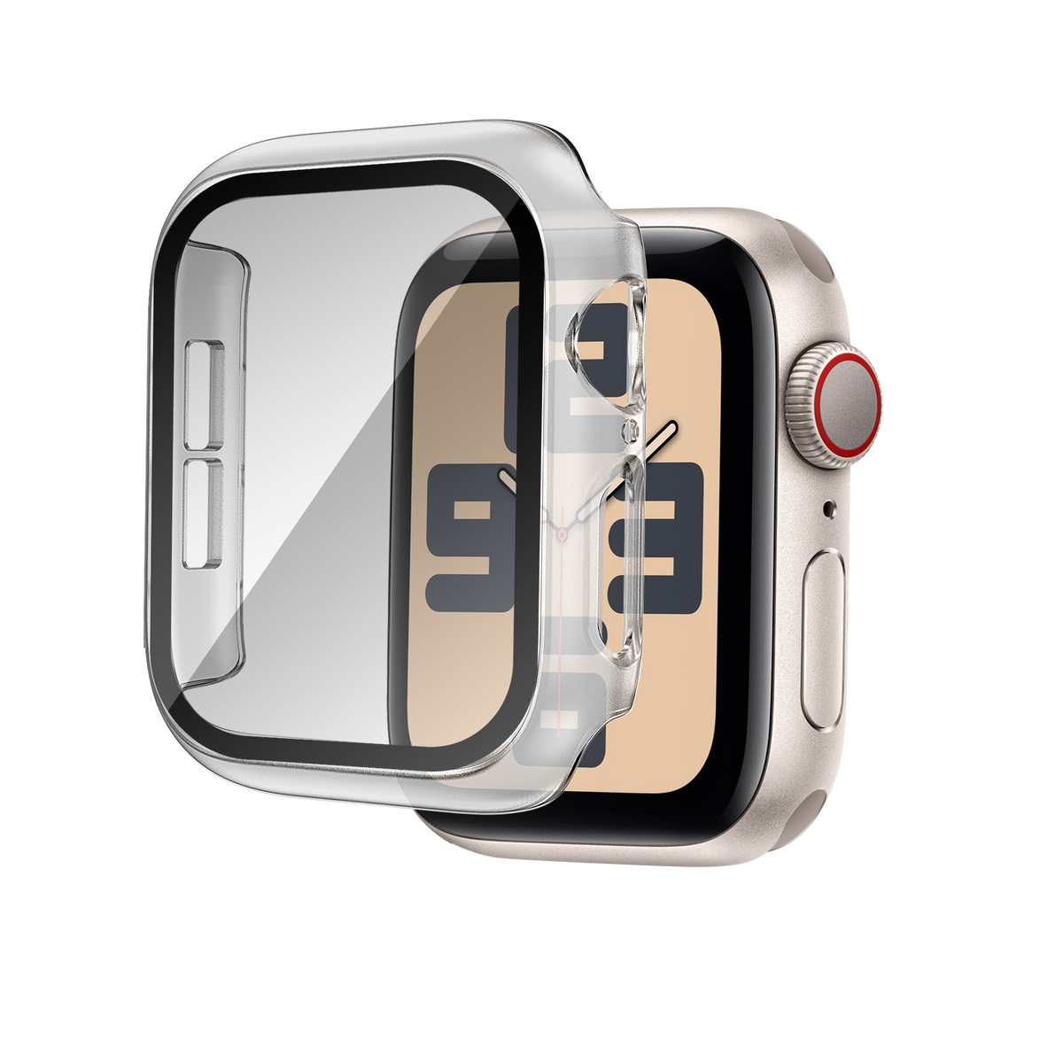 Bandz Apple Watch 10 - 42mm PC Case with Glass (Transparent)
