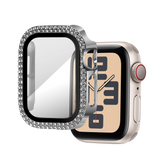 Bandz Apple Watch 10 - 42mm Diamond Case with Glass (Silver)