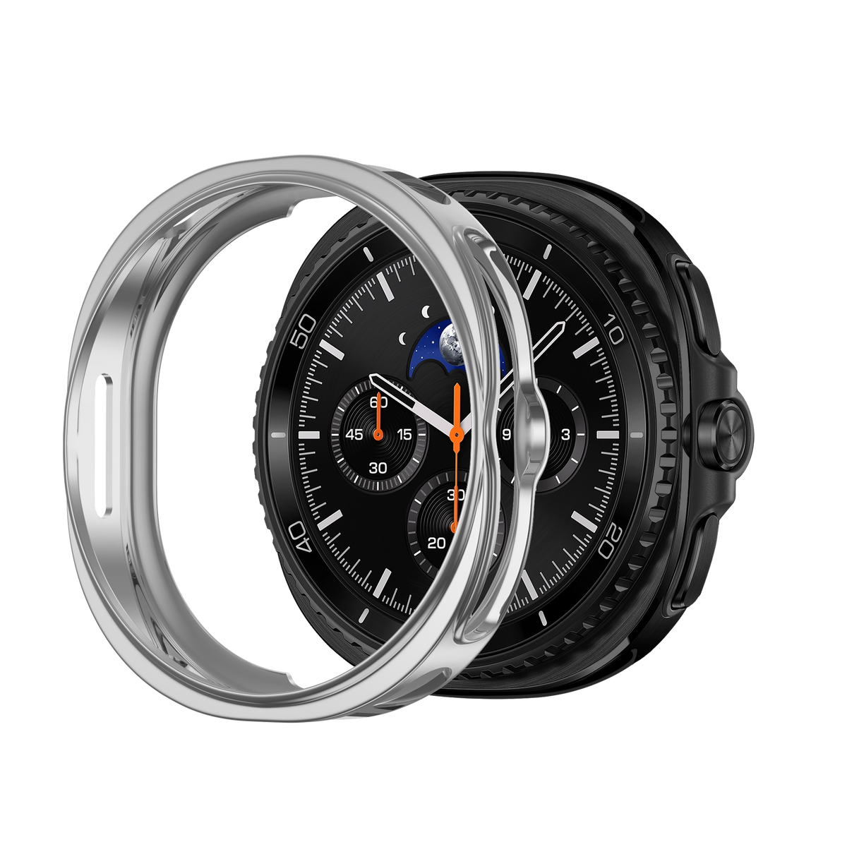 Bandz Samsung Galaxy Watch 8 Classic TPU Cover (Silver)
