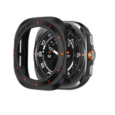 Bandz Samsung Galaxy Watch Ultra Bezel PC Case (Black with Orange)