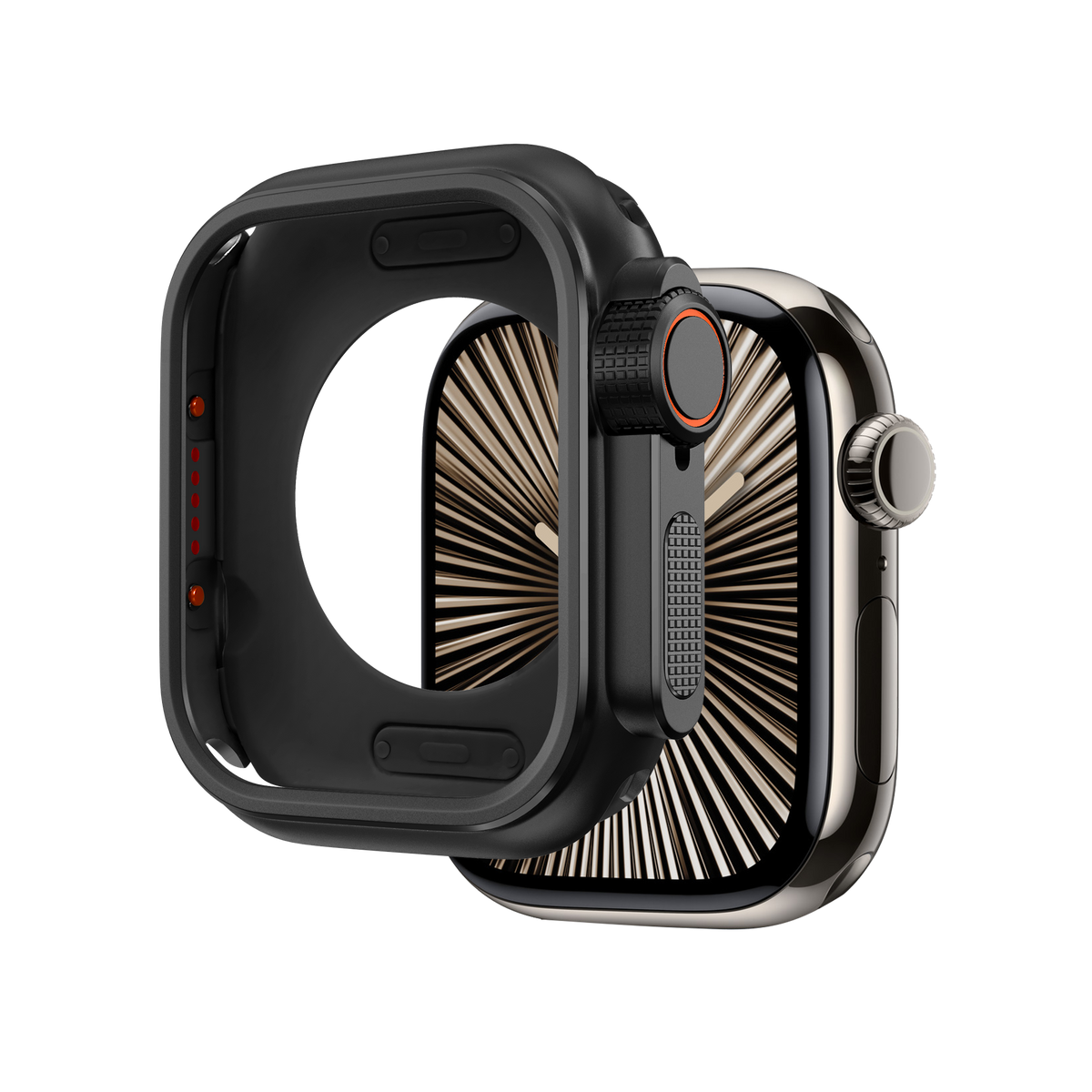 Bandz Apple Watch 10 - 46mm Metal Case (Black)