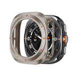 Bandz Samsung Galaxy Watch Ultra Bezel PC Case (Titanium with Orange)