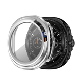 Bandz Samsung Galaxy Watch 8 Classic PC Cover with Glass (Silver)