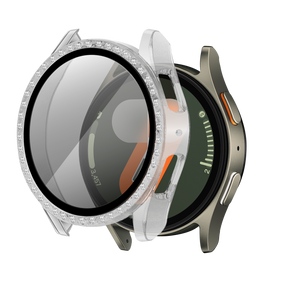 Samsung Galaxy Watch 7 - 40mm Diamond Case with Glass (Transparent)