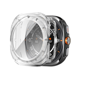 Bandz Samsung Galaxy Watch Ultra PC Case with Glass (Transparent)