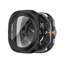 Bandz Samsung Galaxy Watch Ultra PC Case with Glass (Black)