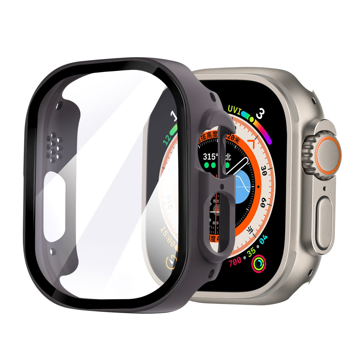 Apple Watch Ultra Hardcase with Glass 49mm (Dark Grey)