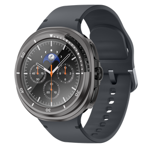 Bandz Samsung Galaxy Watch 8 Classic Bezel Cover with Glass (Titanium Grey/White)