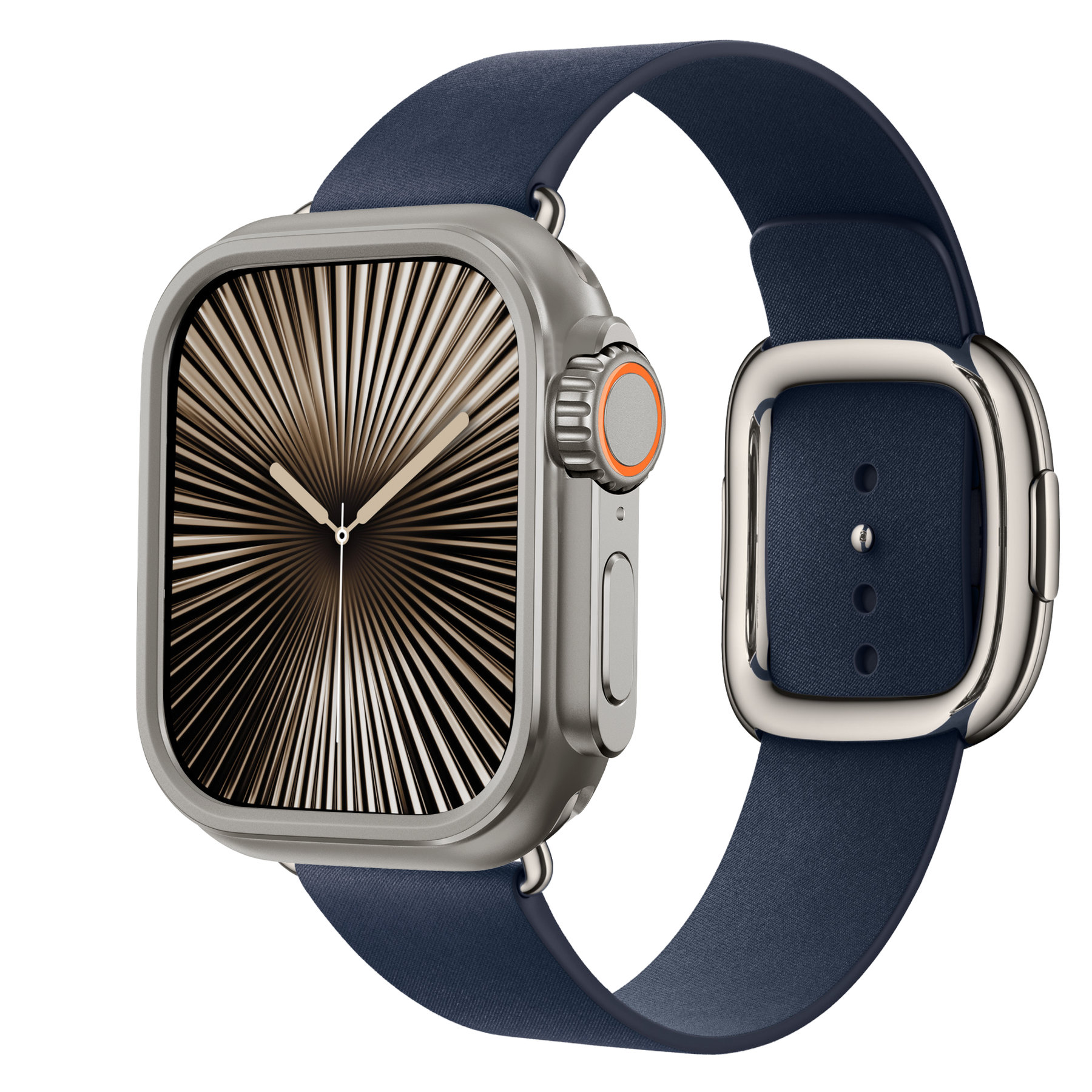 Bandz Apple Watch 7/8/9 - 45mm Metal Case (Titanium)