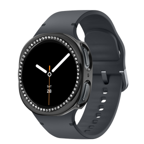 Bandz Samsung Galaxy Watch 8 - 40mm Diamond PC Case (Black)