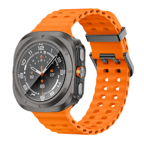 Bandz Samsung Galaxy Watch Ultra PC Case with Glass (Titanium Grey)