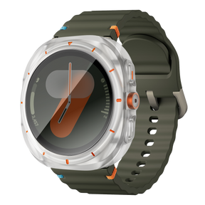 Bandz Samsung Galaxy Watch 7 - 44mm Square PC Case with Glass (Frost)