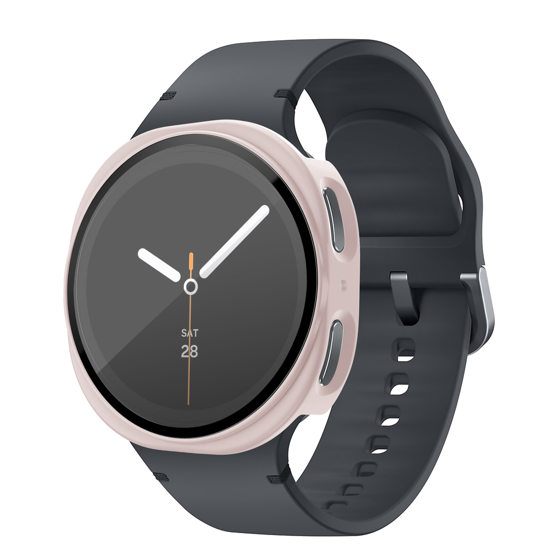 Bandz Samsung Galaxy Watch 8 - 40mm PC Cover with Glass (Pink)