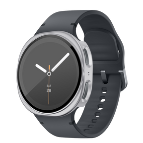 Bandz Samsung Galaxy Watch 8 - 44mm PC Cover with Glass (Silver)