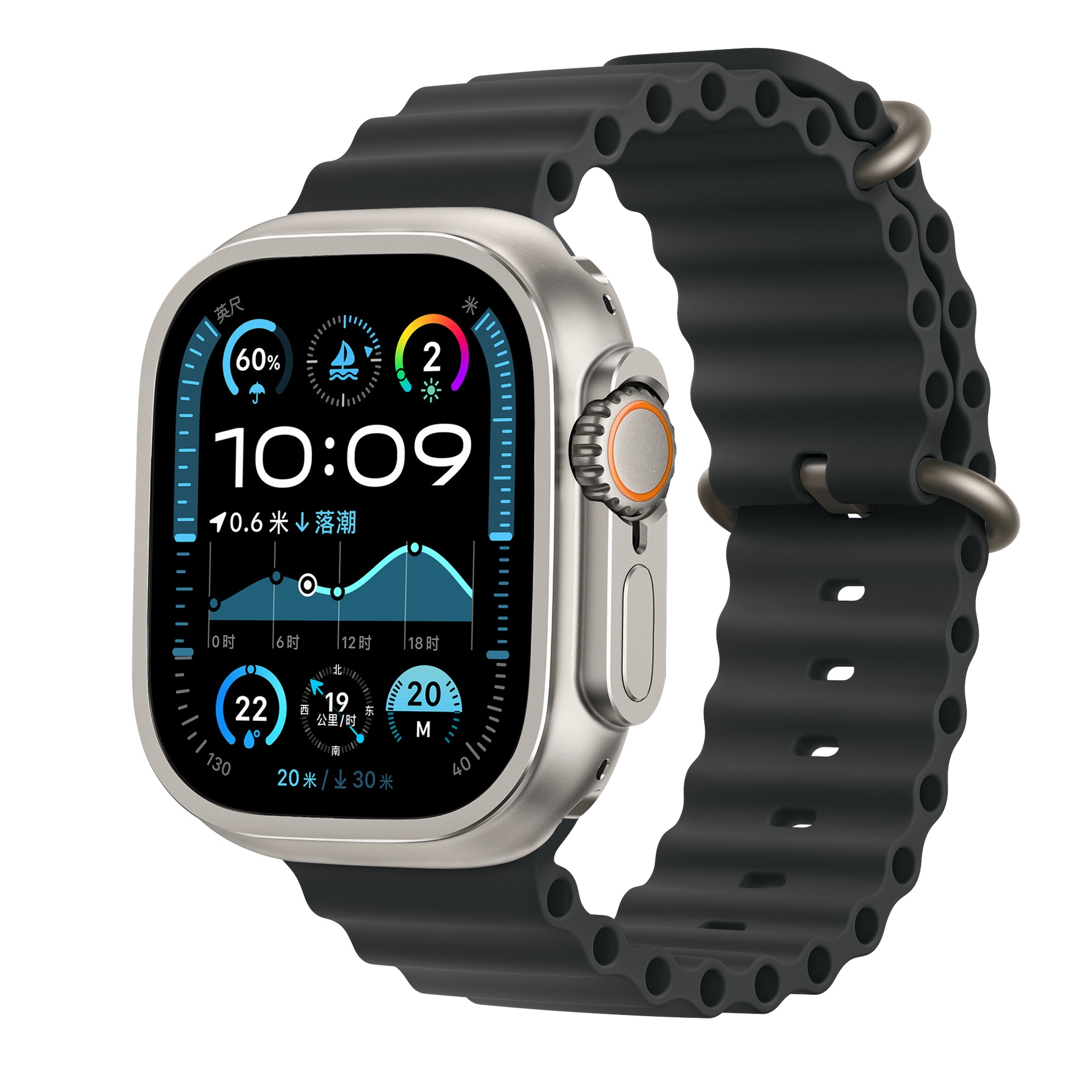 Bandz Apple Watch Ultra - 49mm Metal Case (Titanium)