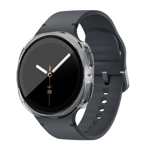 Bandz Samsung Galaxy Watch 8 - 44mm PC Cover with Glass (Transparent)