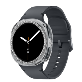 Bandz Samsung Galaxy Watch 8 - 40mm Diamond PC Case (Transparent)