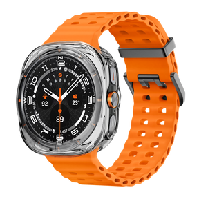 Bandz Samsung Galaxy Watch Ultra Galvanized TPU Case  (Transparent)