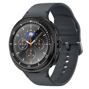 Bandz Samsung Galaxy Watch 8 Classic Bezel Cover with Glass (Black/White)