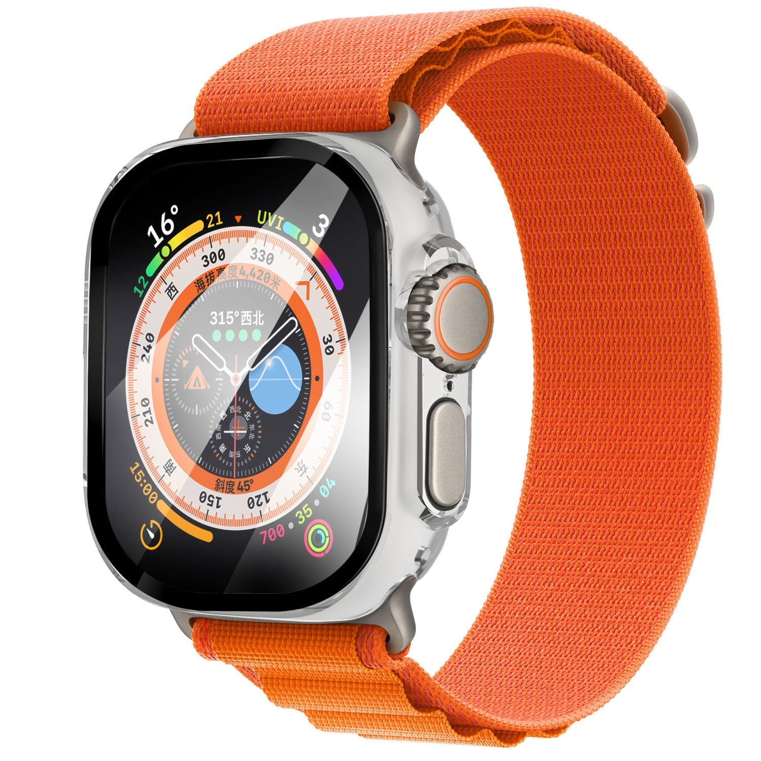 Apple Watch Ultra Hardcase with Glass 49mm (Transparent)