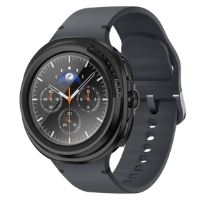 Bandz Samsung Galaxy Watch 8 Classic PC Cover with Glass (Black)