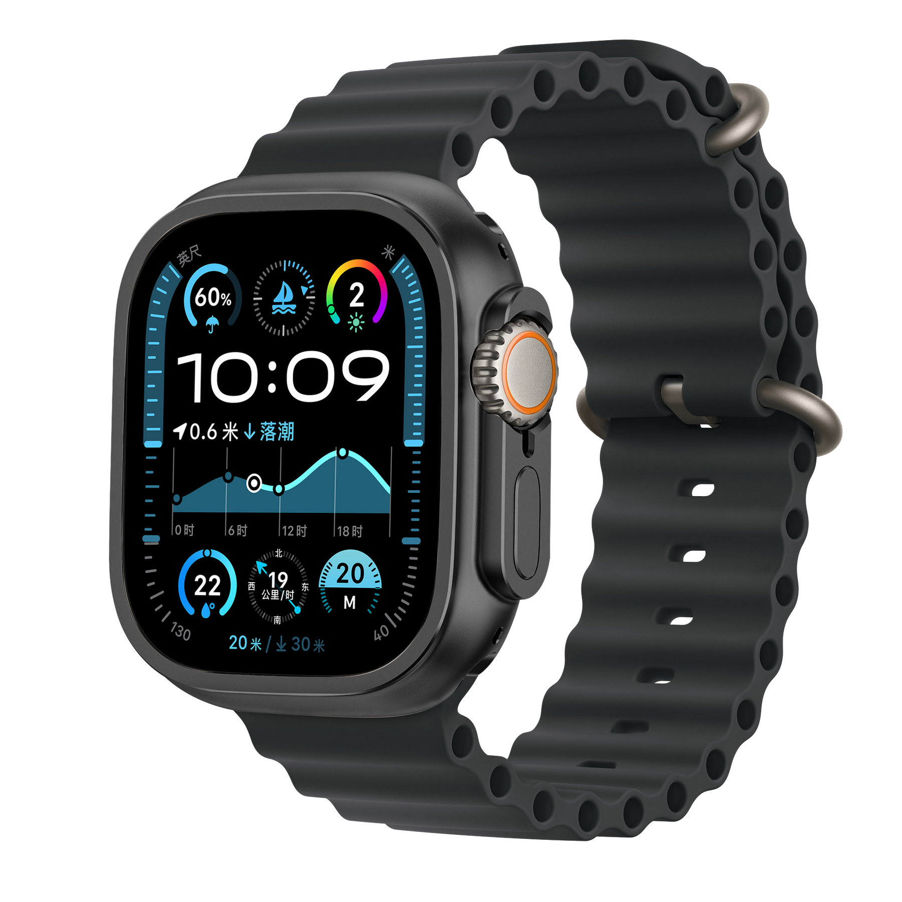 Bandz Apple Watch Ultra - 49mm Metal Case (Black)