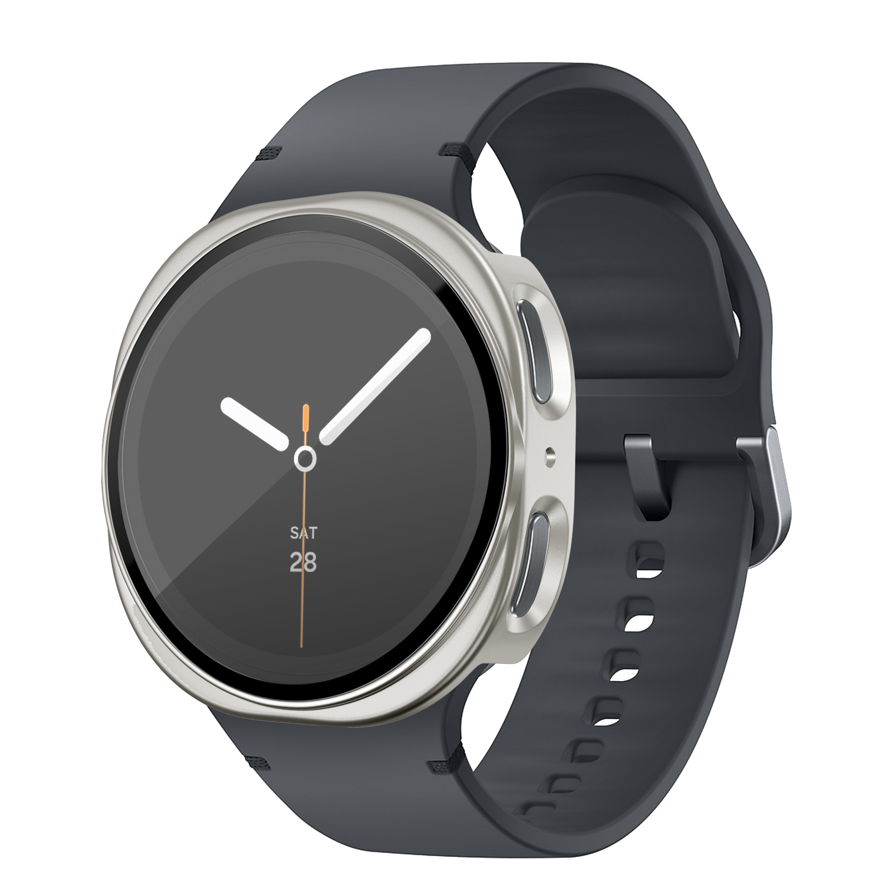 Bandz Samsung Galaxy Watch 8 - 40mm PC Cover with Glass (Starlight)