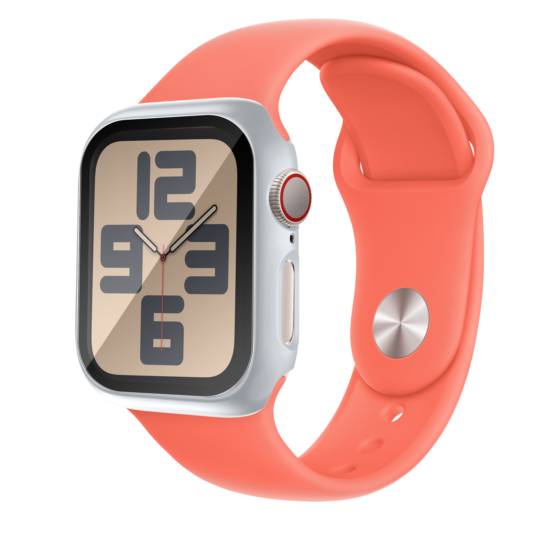 Bandz Apple Watch 10 - 42mm PC Case with Glass (Silver)