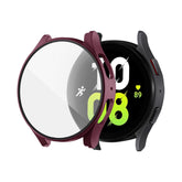 Samsung Galaxy Watch 5 44mm Hard Case with Glass (Burgundy)