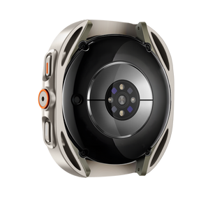 Bandz Samsung Galaxy Watch 7 - 44mm Square PC Case with Glass (Titanium)