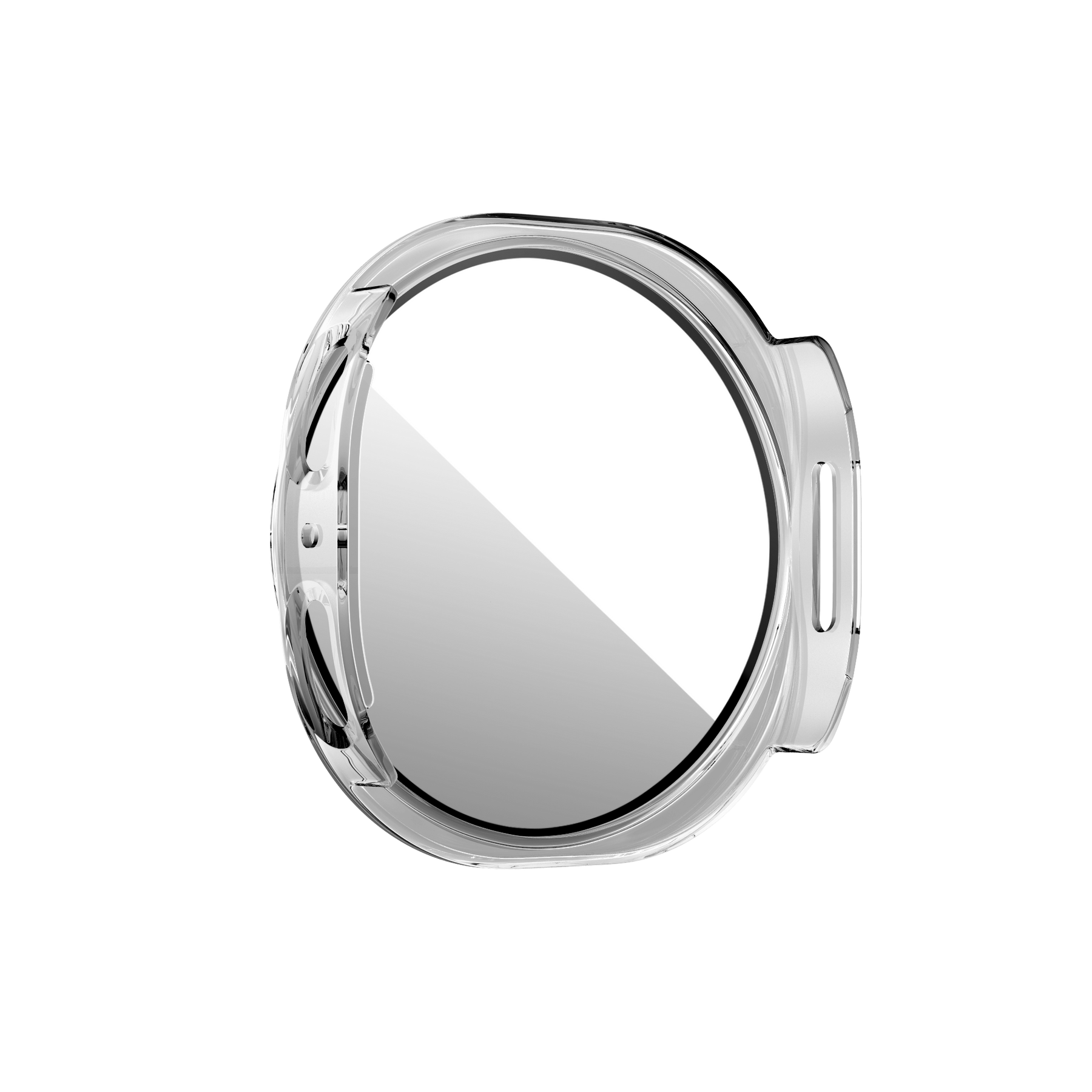 Bandz Samsung Galaxy Watch 8 - 40mm PC Cover with Glass (Transparent)