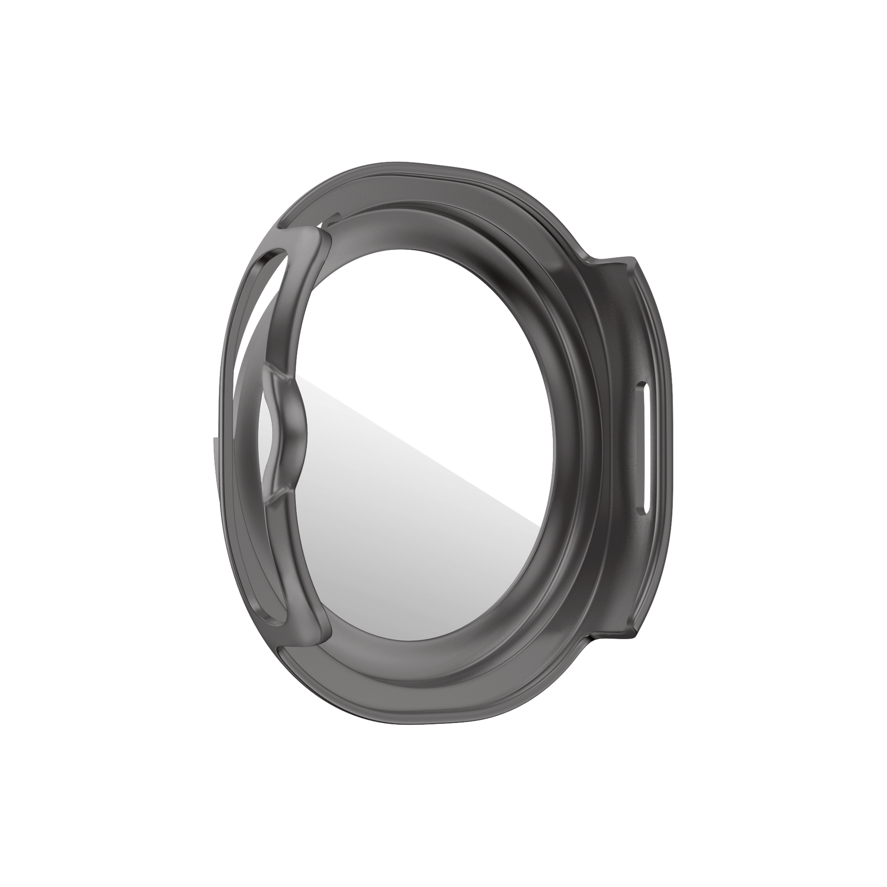Bandz Samsung Galaxy Watch 8 Classic Bezel Cover with Glass (Titanium Grey/White)