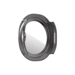 Bandz Samsung Galaxy Watch 8 Classic Bezel Cover with Glass (Titanium Grey/White)