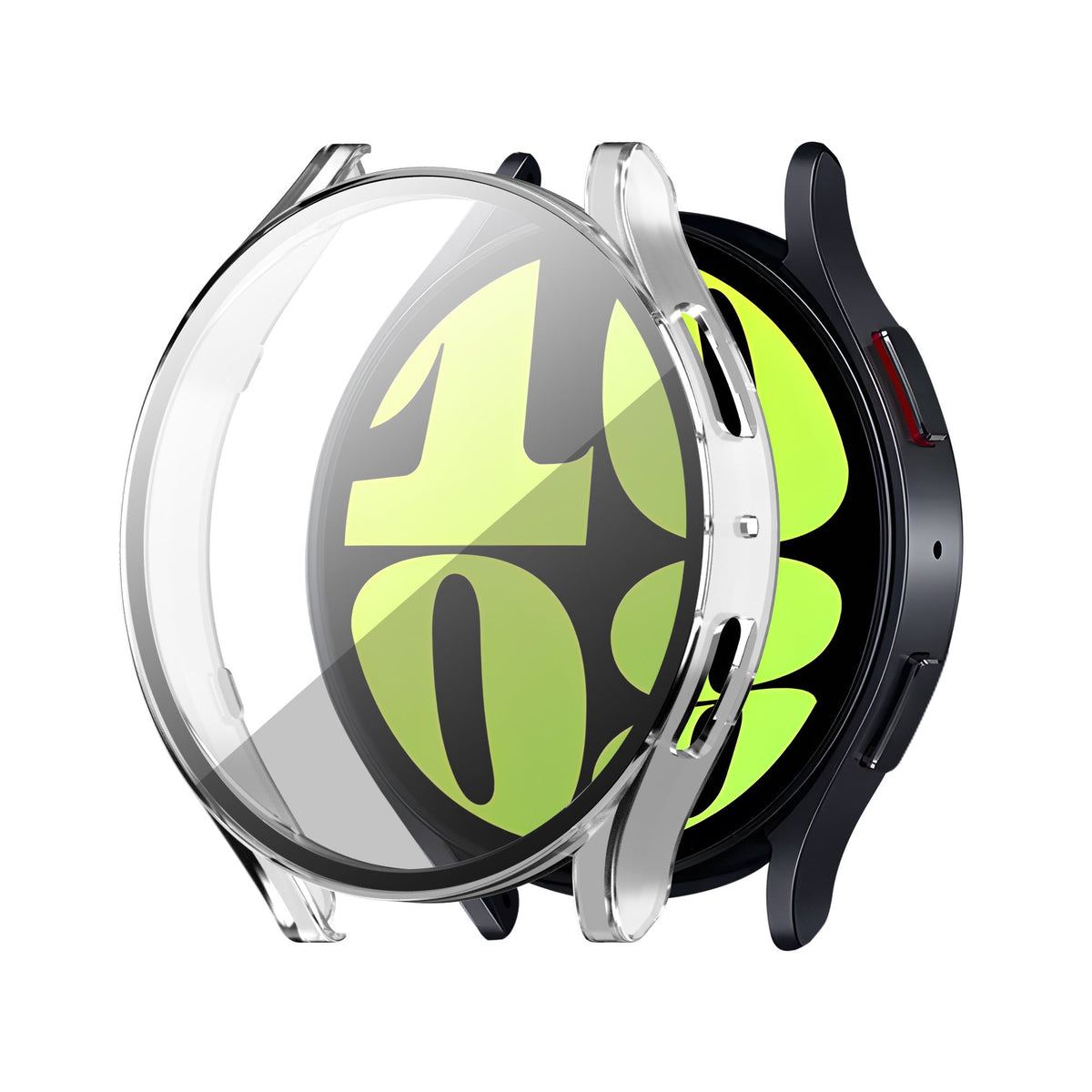 Samsung Galaxy Watch 6 44mm PC Hard Case with Glass (Transparent)