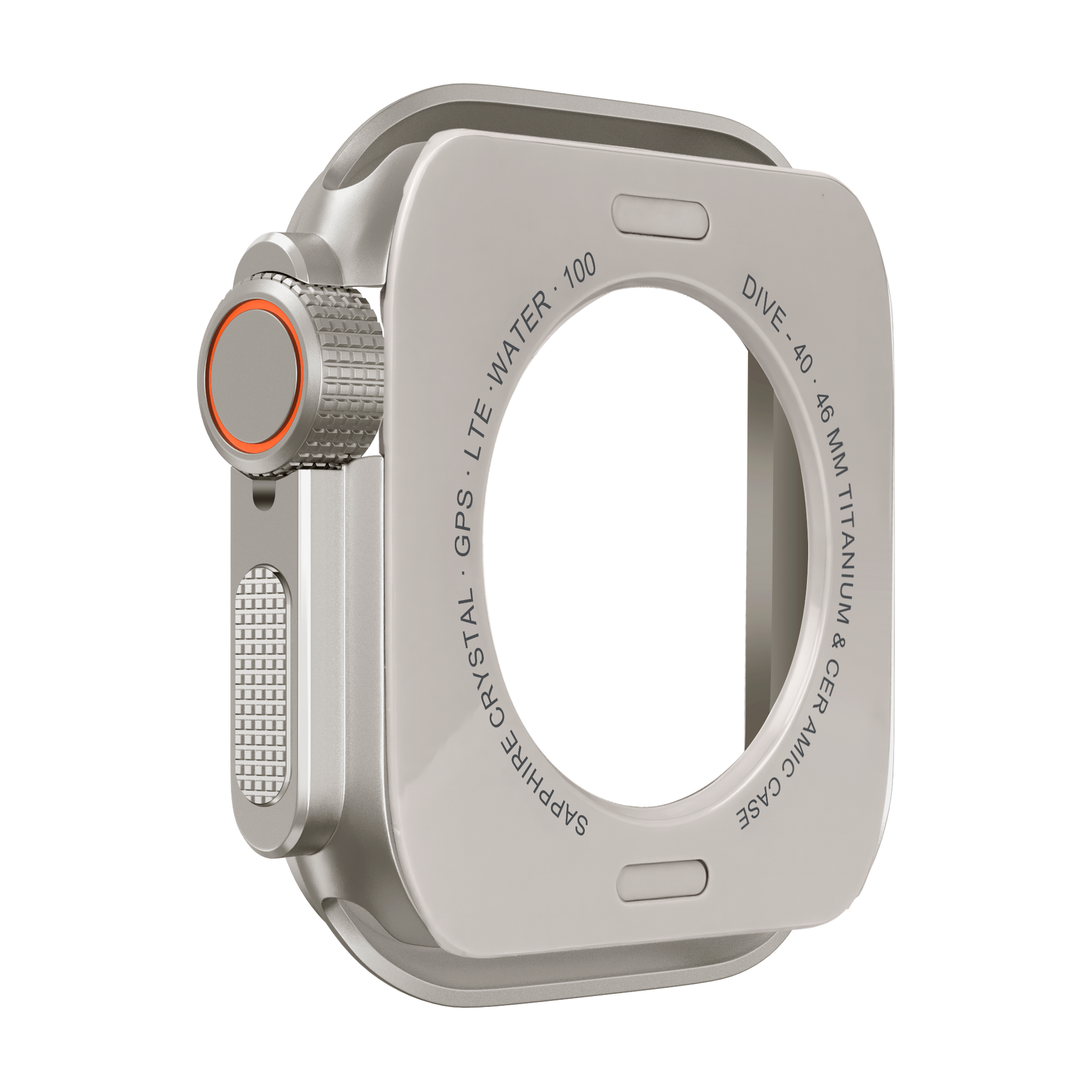 Bandz Apple Watch 10 - 46mm Metal Case (Titanium)