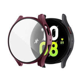 Samsung Galaxy Watch 5 40mm Hard Case with Glass (Burgundy)