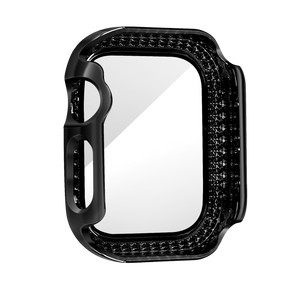 Bandz Apple Watch 10 - 42mm Diamond Case with Glass (Black)