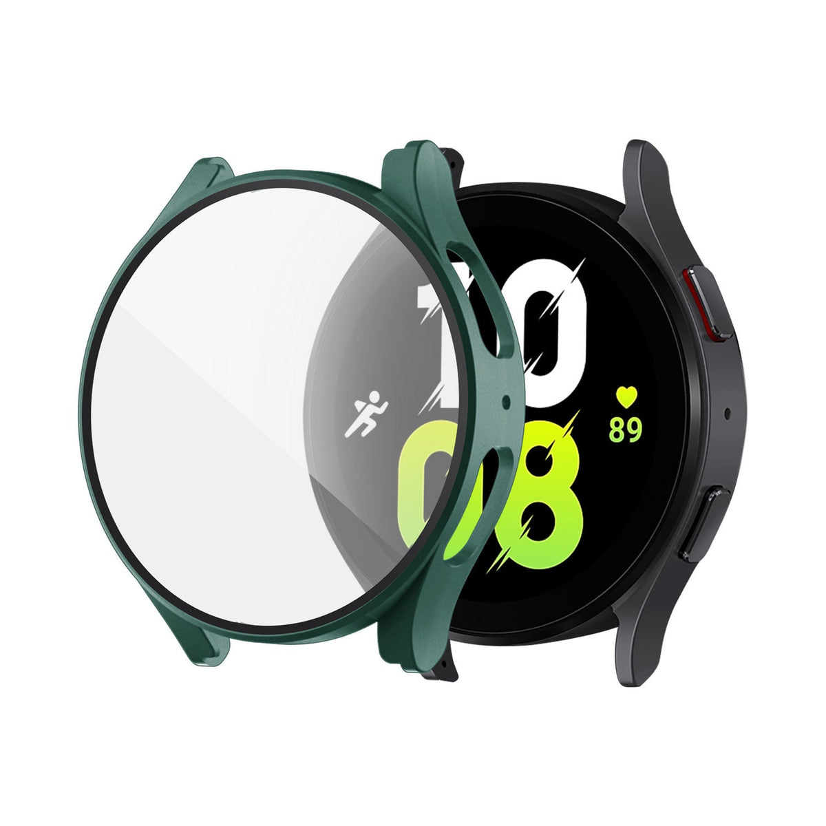 Samsung Galaxy Watch 5 44mm Hard Case with Glass (Green)