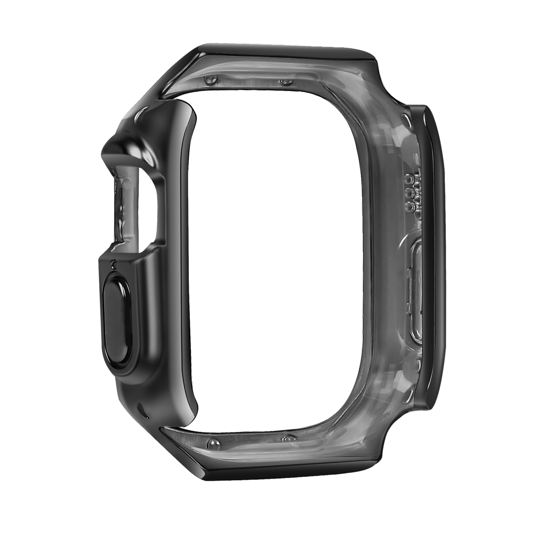 Bandz Apple Watch Ultra - 49mm Galvanized TPU Case  (Black)