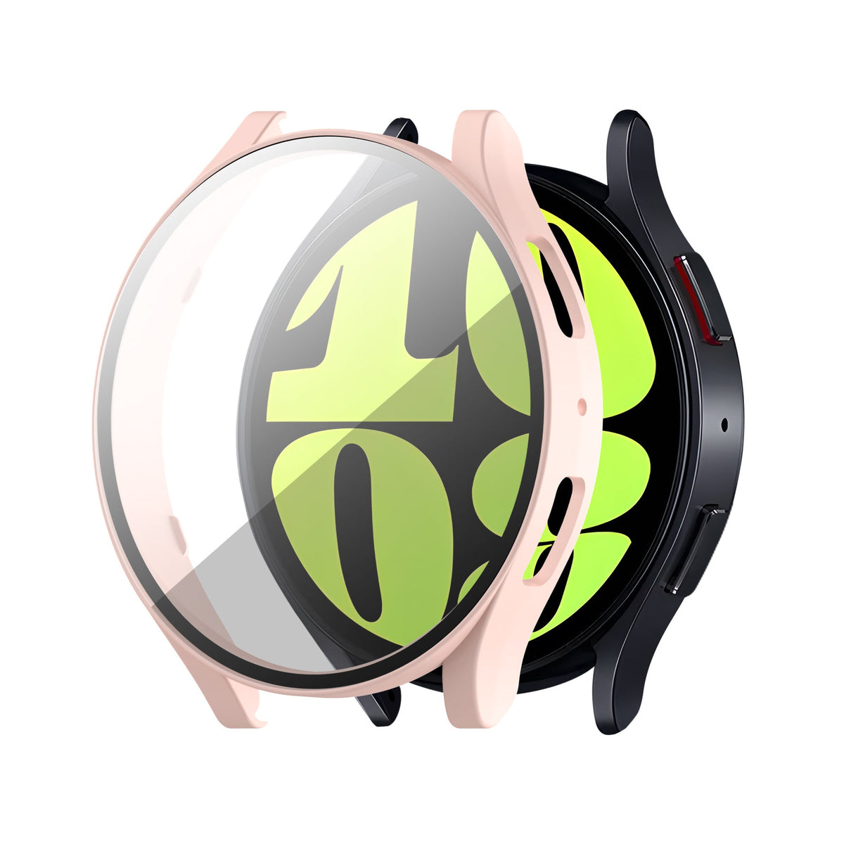 Samsung Galaxy Watch 6 40mm PC Hard Case with Glass (Pink)