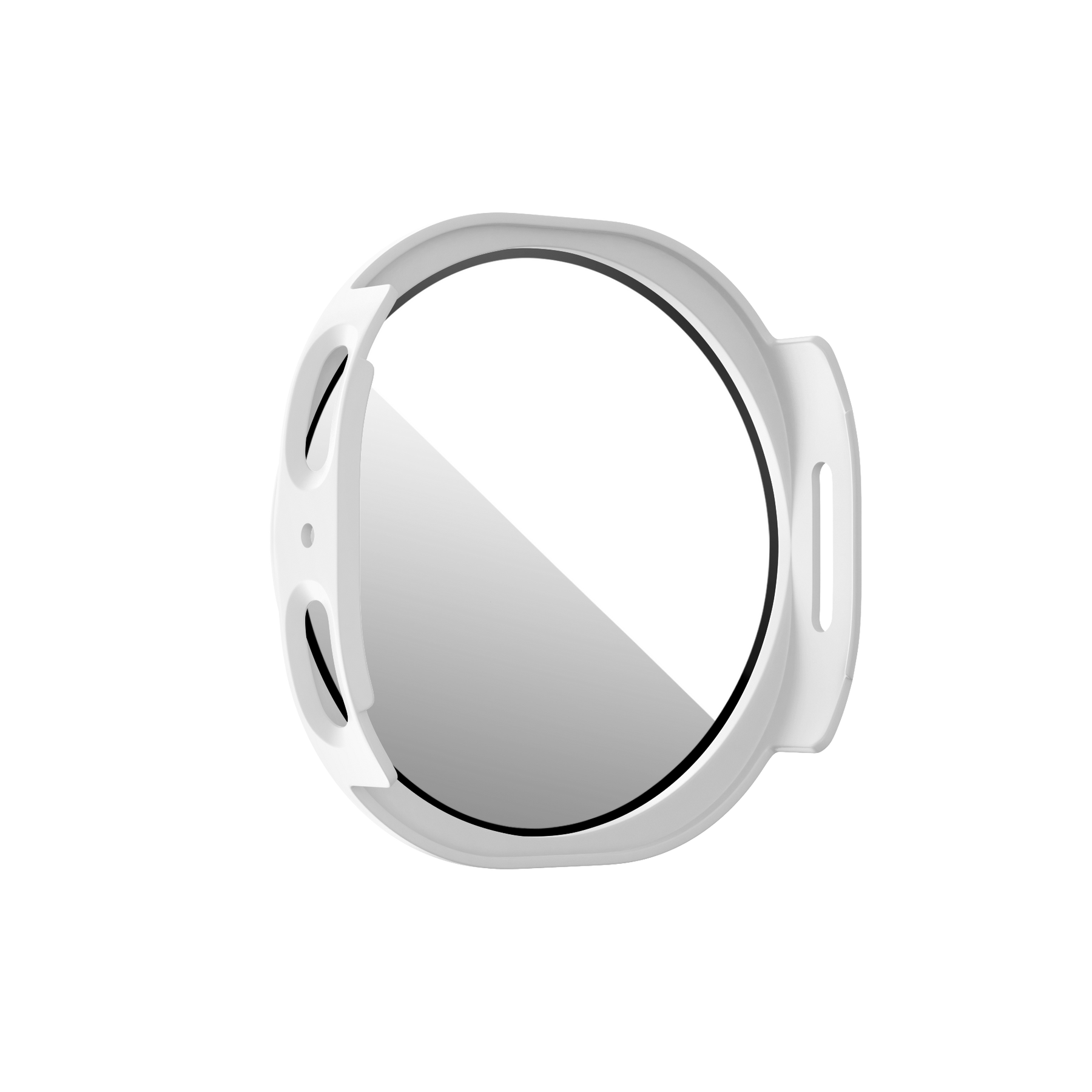 Bandz Samsung Galaxy Watch 8 - 44mm PC Cover with Glass (White)