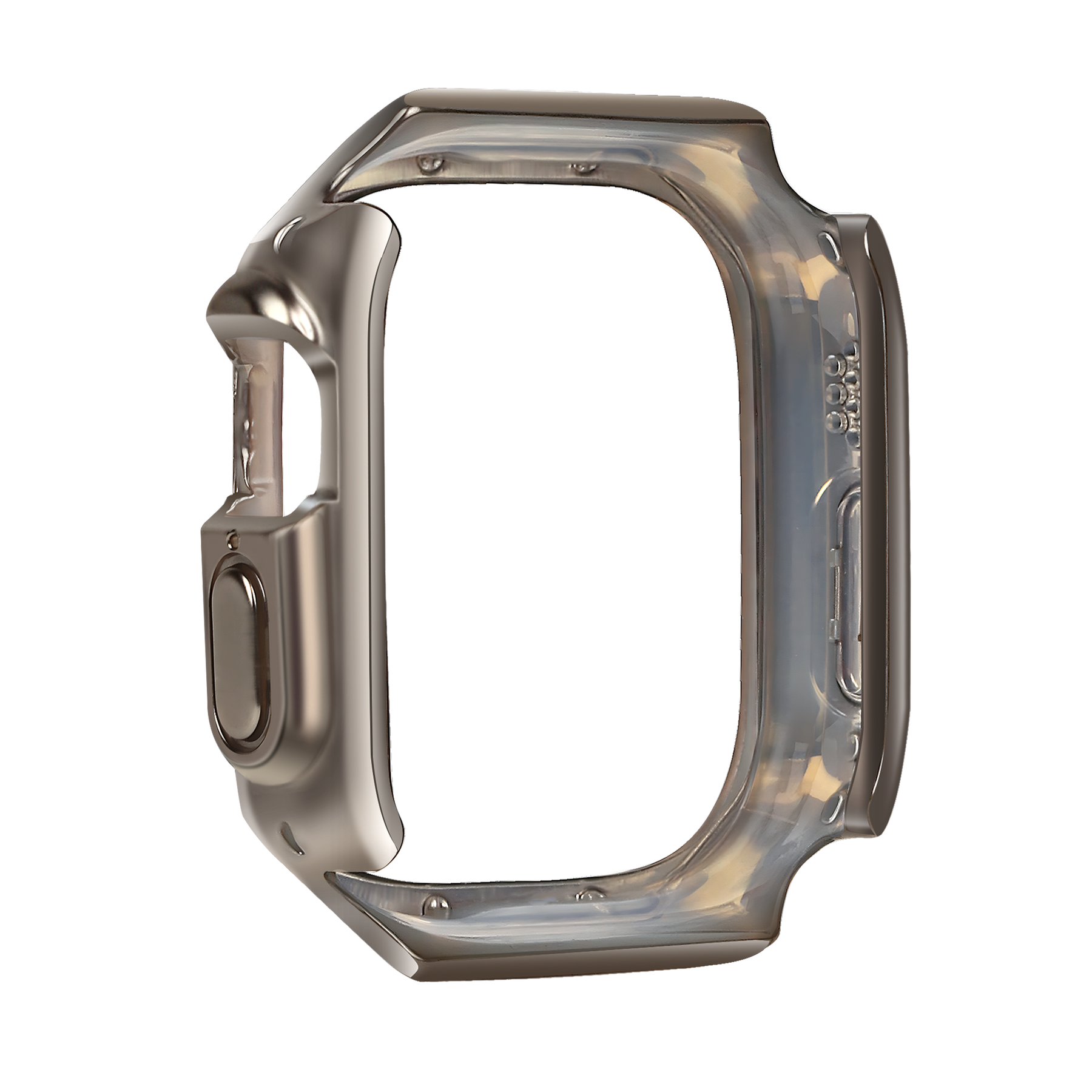 Bandz Apple Watch Ultra - 49mm Galvanized TPU Case  (Titanium)