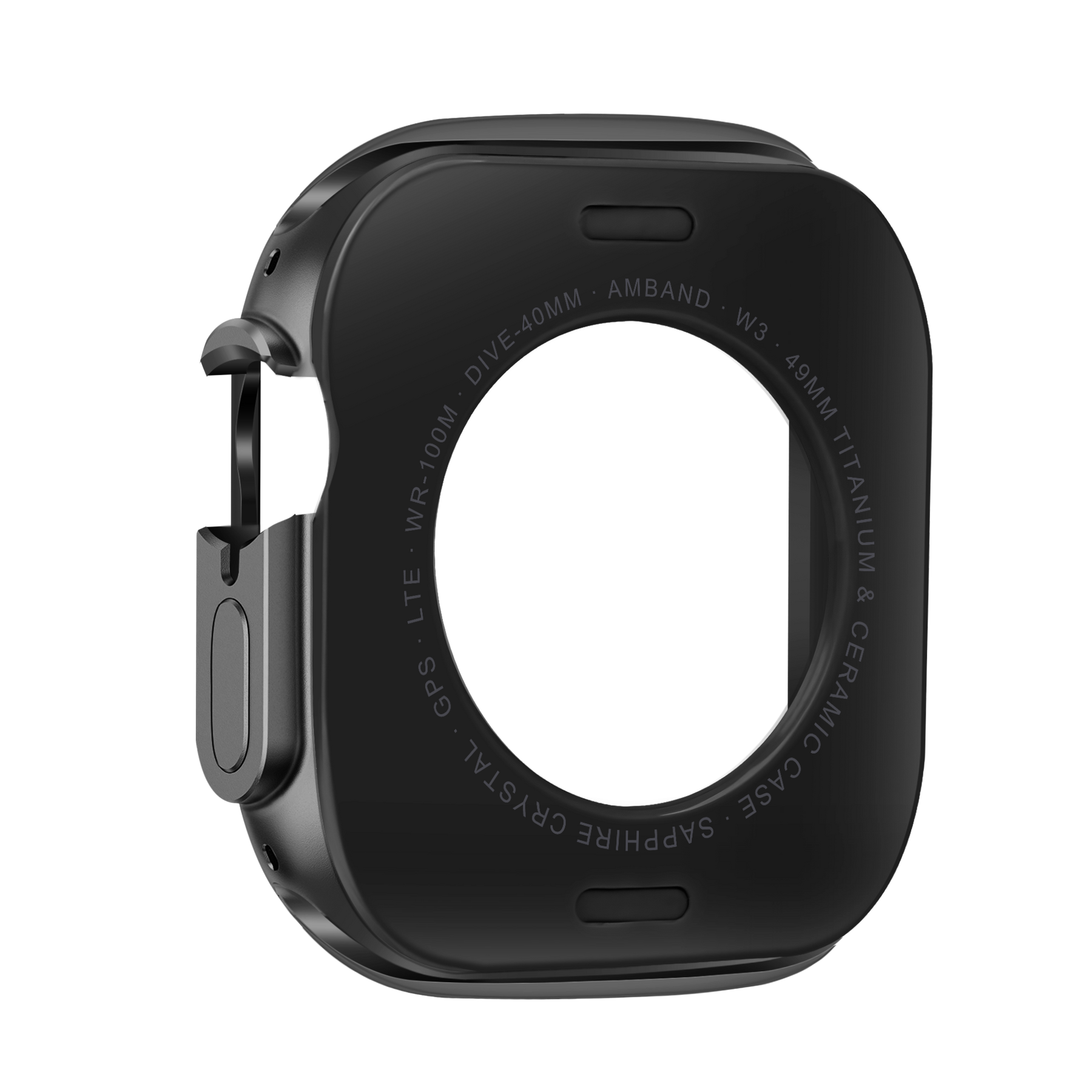 Bandz Apple Watch Ultra - 49mm Metal Case (Black)